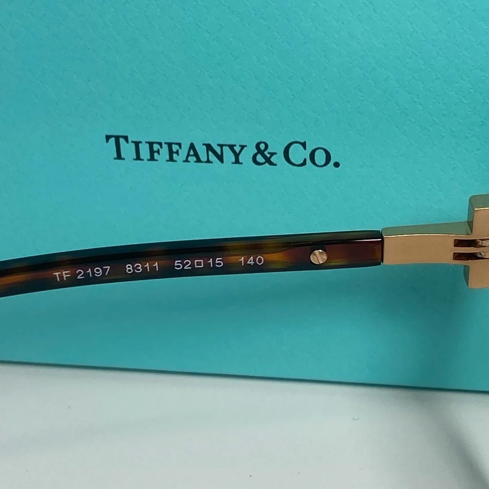 Tiffany TF2197 Square Rectangle Women's Eyeglasses 54 mm - Picture 7 of 13